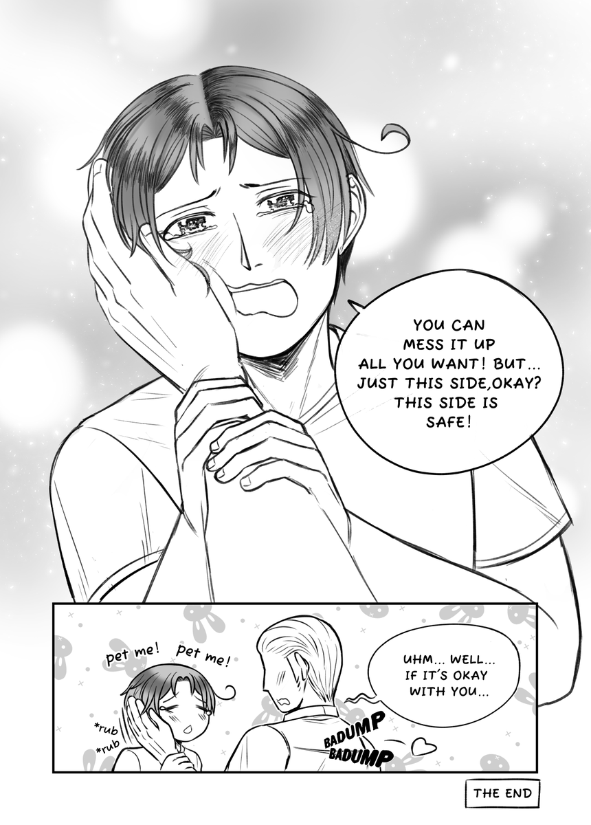 vibite_x's tweet photo. Gerita fancomic 
Don't touch the curl! 
#hetalia #aph https://t.co/KArgMIEKpc