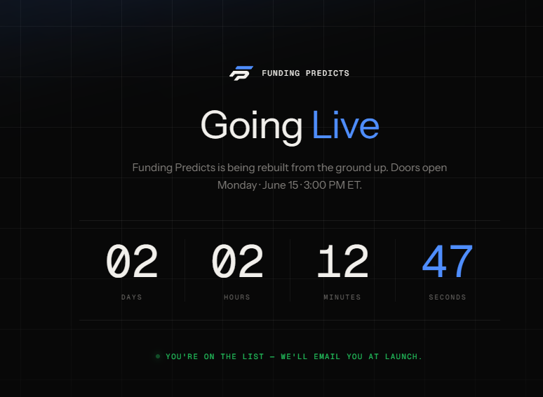 Milan_BTC's tweet photo. .@FundingPredicts will be launching very soon.

Ths is your best chance to hop in

https://t.co/tymeZhaXP1 https://t.co/wgbbBkGN6W