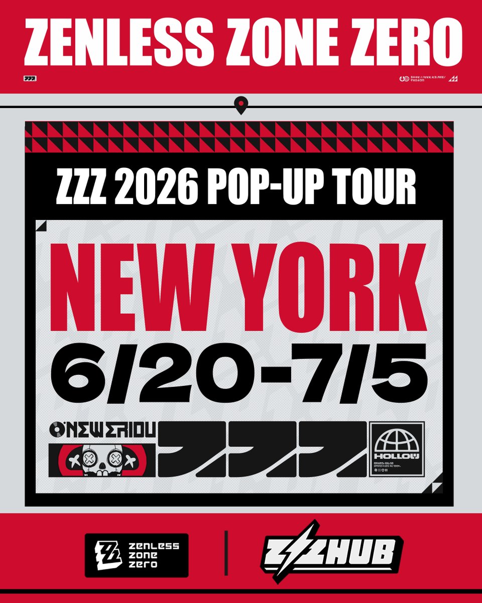 ゼンレスゾーンゼロ』ポップアップツアー New Yorkが2026年6月20日から