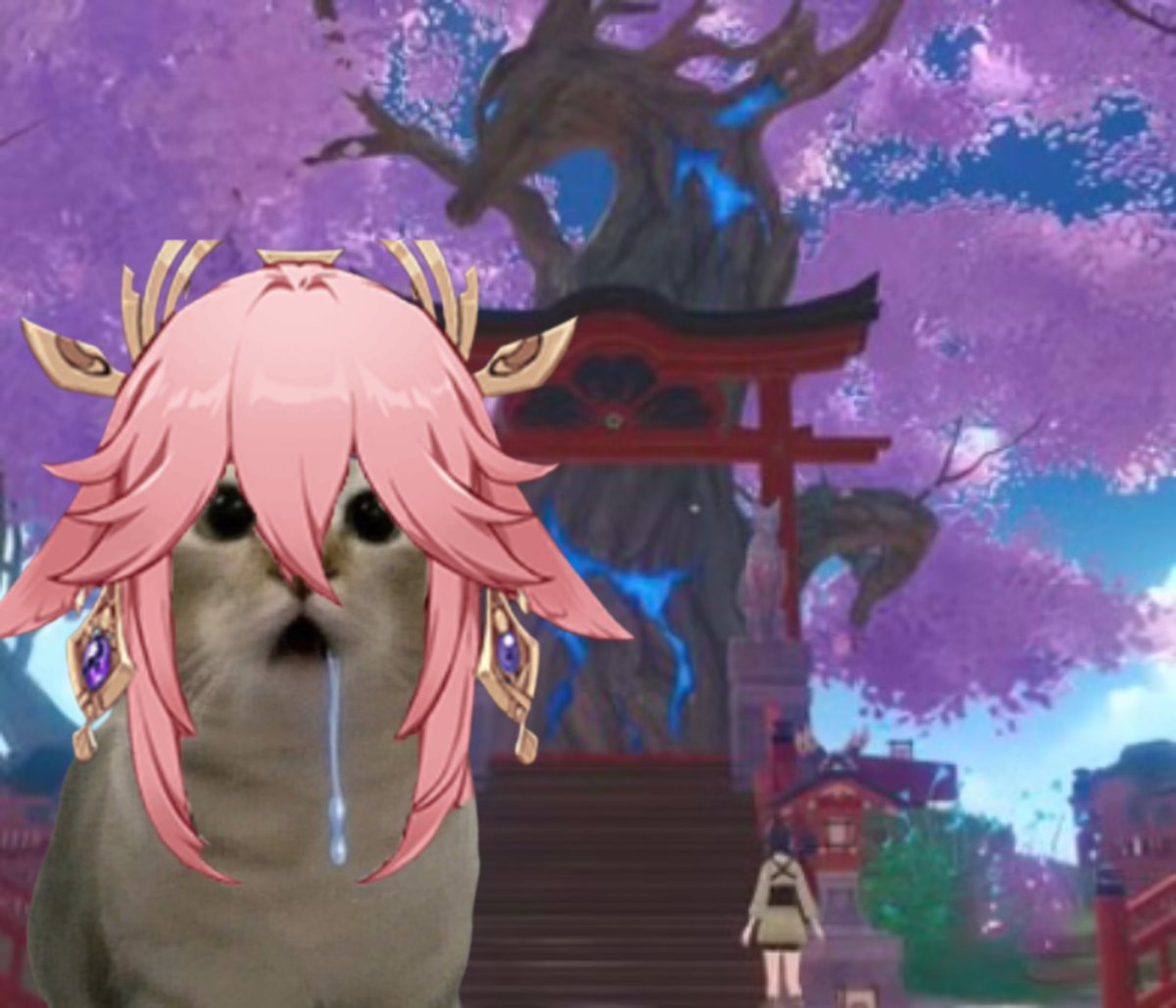 Moongemszz's tweet photo. Drooling yae miko https://t.co/A5hYJ8J389