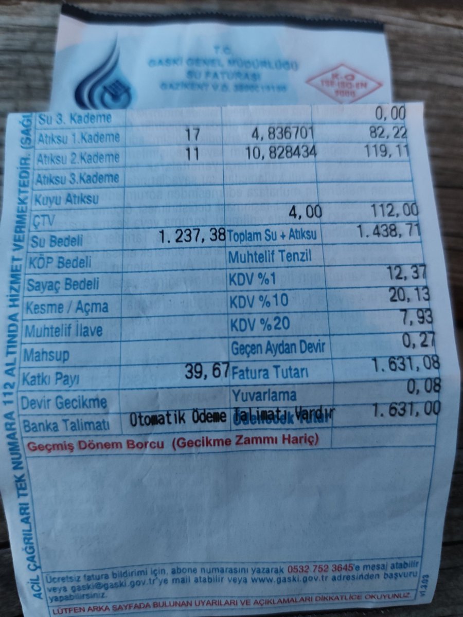 posat34's tweet photo. @GaskiKurumsal @FatmaSahin bu nedir Türkiye'nin en pahalı suyu dört kişilik ailenin su faturası yazıklar olsun.
@AliSahin501 
@AntepBildirim @GundemiAntep27 
@CHPMuratBakan 
@gaziantebgundem @g_sozcusu @gazetesozcu 
@samiltayyar27 https://t.co/a3YDV9Ayfa