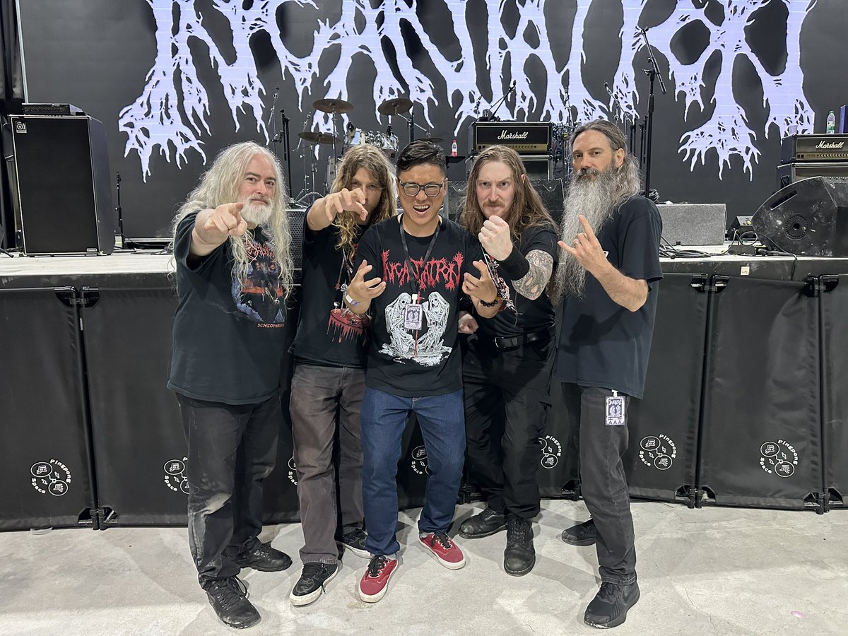 XiaoGe0724's tweet photo. ncantation China Tour 2026 in Tianjin

Guest:
Mvltifission
Exhumation https://t.co/BES9yBkU2k