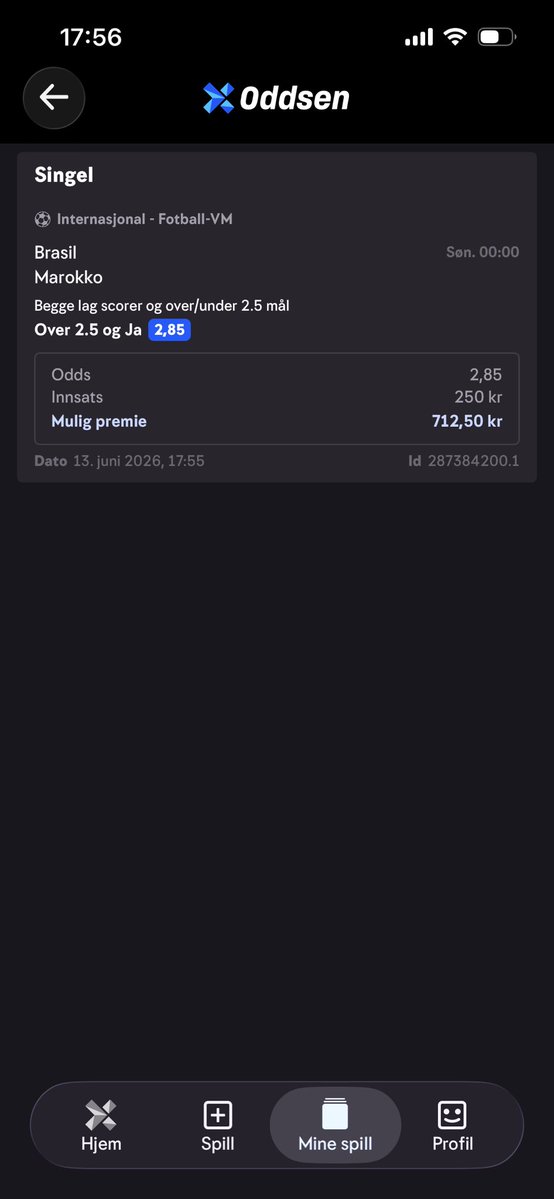 tippajaa's tweet photo. Tenkte tippe litt på VM. I all hovedsak single-spill

Starter med disse to 

Tot innsats hittil: 500
Profitt: X https://t.co/T70Ni1hZcN