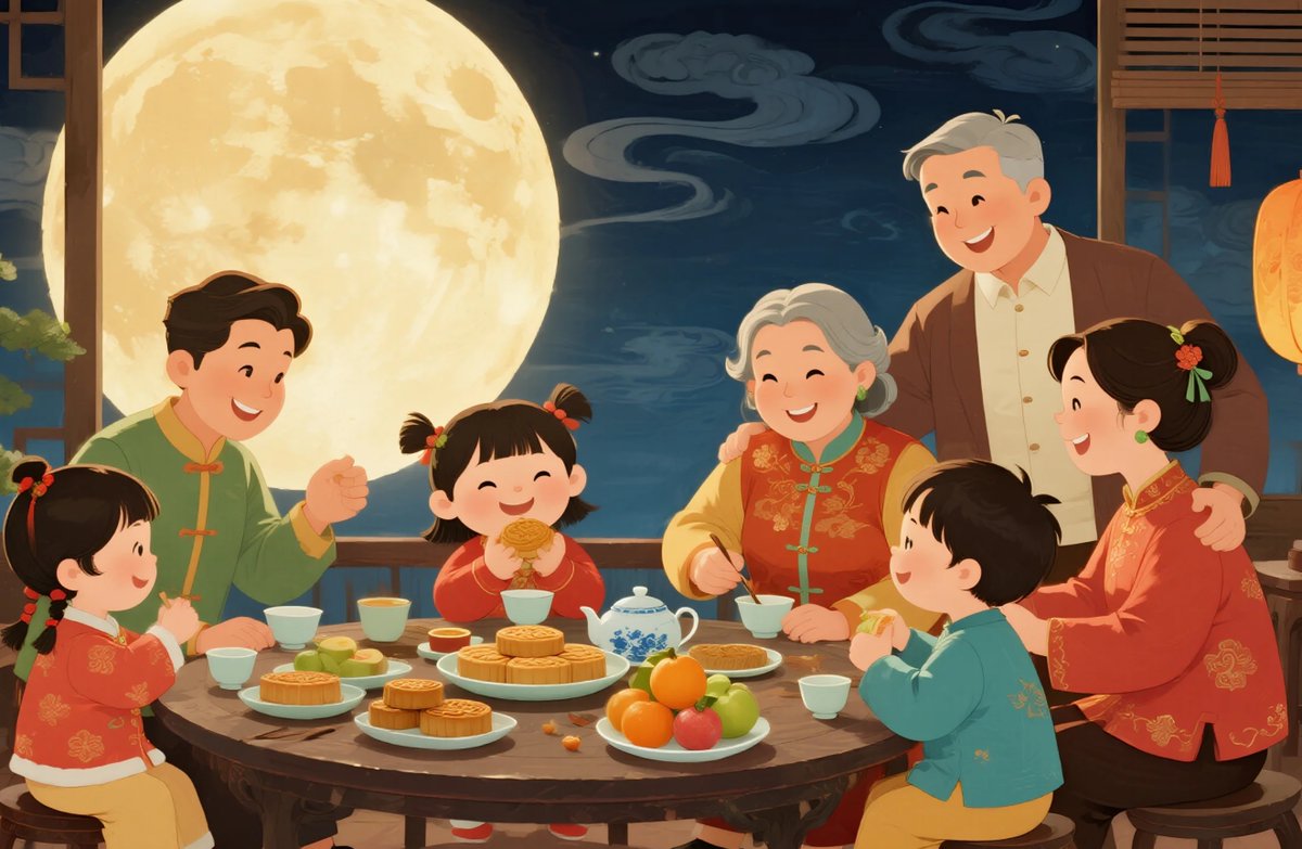 MaddyByrd's tweet photo. Happy Mid-Autumn Festival! May the full moon light up your way and fill your heart with sweet moments with loved ones ， https://t.co/aPZtrtiQIS