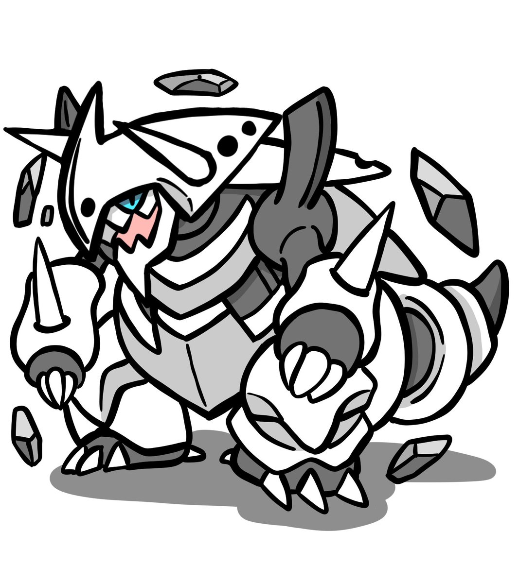 Kkondensa's tweet photo. #イラスト
#ポケモン
Mボスゴドラ https://t.co/ut8RZJ4UNG