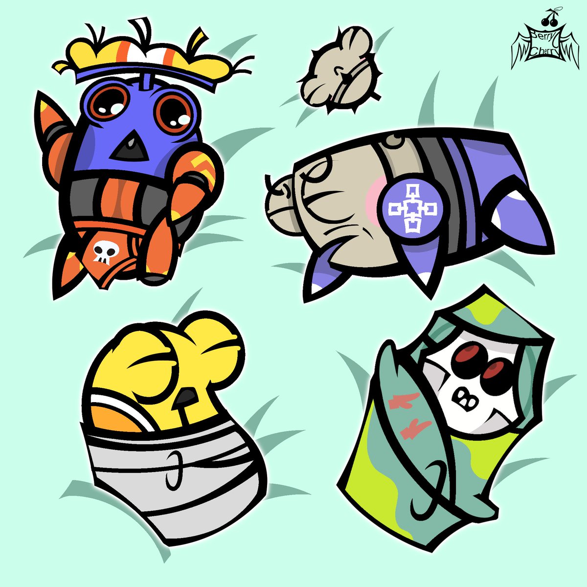 BrendaPere56070's tweet photo. Random art I made of Space King, and a little bit of Yummeship too #spaceking #flashgitz https://t.co/ti51rZ8Chc