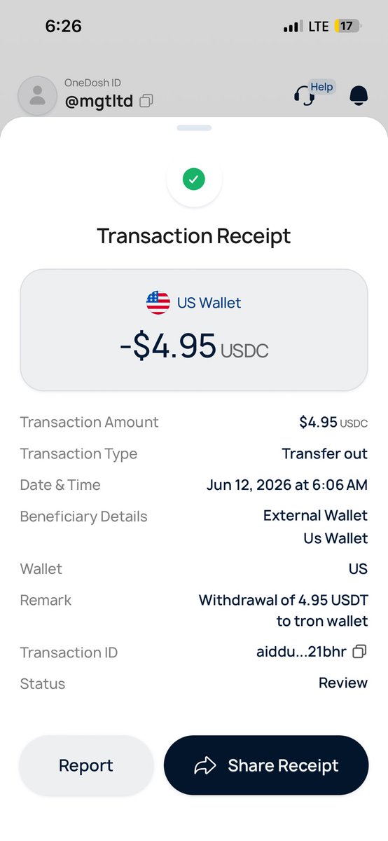 Cryptophilic_Nr's tweet photo. @getonedosh @carterefe__ Transaction still under review for about 36 hours now https://t.co/a1ir2PbHML