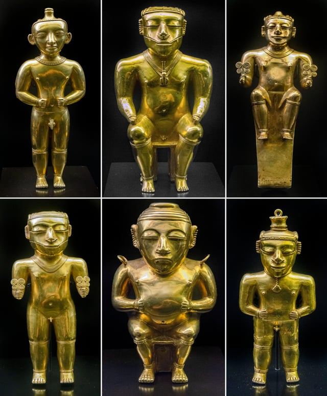 HerodotusWave's tweet photo. The Quimbaya Treasure, a collection of pre-Columbian gold artifacts from Colombia. https://t.co/IcNfs4FhZ3