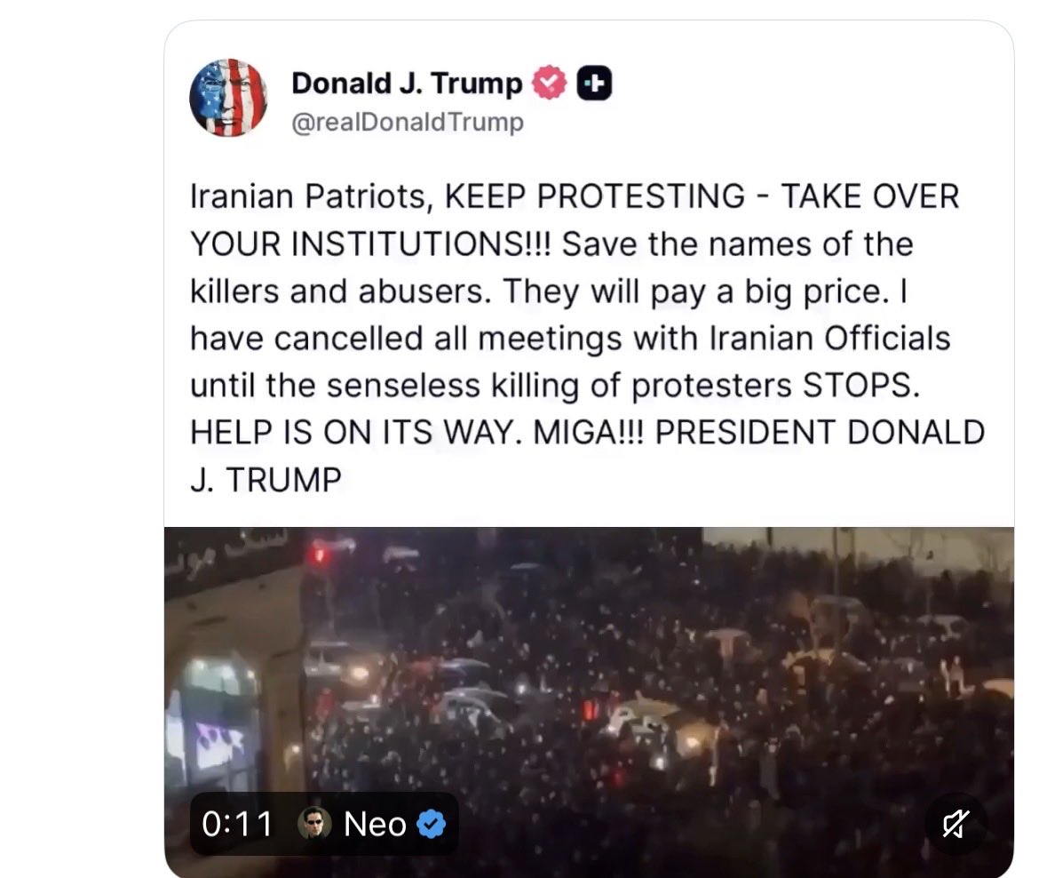 samam2015's tweet photo. @bennyjohnson @POTUS You told us, “Save the names of your killers, they will pay a big price.” We just didn’t know they would be rewarded with negotiations instead. Please don’t make a deal with our killers! We trusted your word! #KingRezaPahlaviForIran‌ https://t.co/0gOWr5N628
