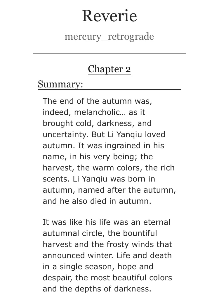 mercury_rx_'s tweet photo. Reverie - Rated E
Joyful Reunion #xjh #liyanqiu #zhengyan #yanyan
Omegaverse, Explicit, Kinky, Angst
Chapter 2/3

My little yanyan passion project. https://t.co/a14hFCFKaf