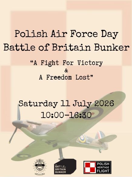 BofBBunker's tweet photo. 🦅 Polish Air Force Day - 11 July 🔎 
Join us as we host a variety of stalls exploring Polish history and culture, with food, drinks, music, reenactors, and scale models.
👉️ Discover more here https://t.co/OEXxTW7YMt https://t.co/7gq6WEjEll