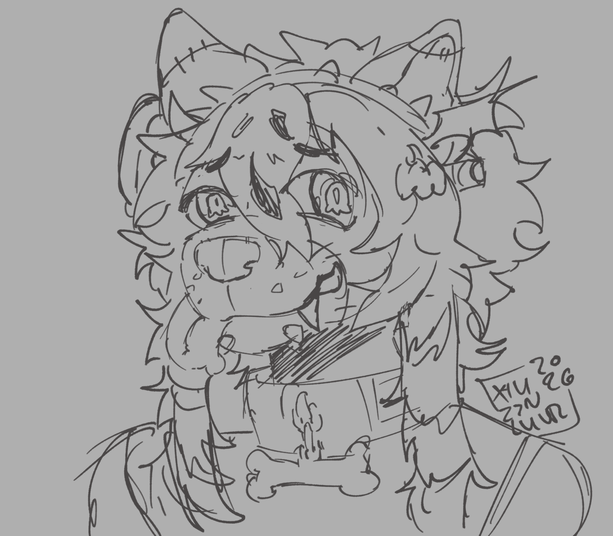 xiuzznluvr's tweet photo. Getting back into drawing,, drew a character I got recently,,, they’re so cool I love them https://t.co/7EYdp4Cc7h