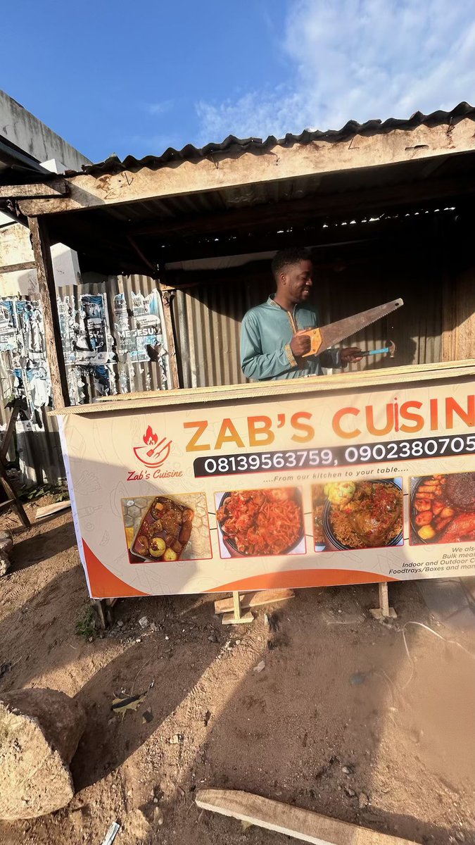 taiwo_maja's tweet photo. I was at @ZabsCuisine today to say hello and say our prayers to her.
She opens to the general public on Monday. Be there guys!
Just across Ui first bank. ❤️🥹 https://t.co/KGuZli7tUt