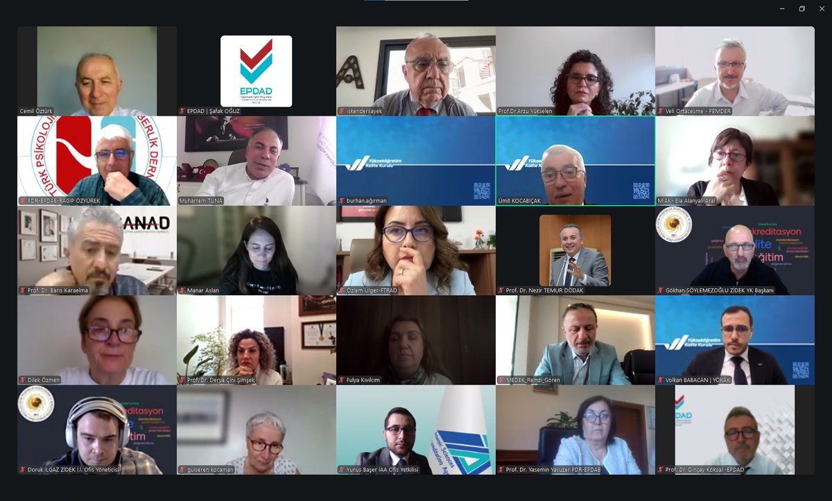 EpdadTr's tweet photo. YÖKAK tarafından 21 Mayıs 2026 ve 11 Haziran 2026 tarihlerinde düzenlenen Ulusal Akreditasyon Kuruluşları Paydaş toplantılarına Yönetim Kurulu Başkanı Prof. Dr. Dinçay KÖKSAL, EFAK Başkanı Prof. Dr. Cemil ÖZTÜRK ve Genel Sekreter Prof. Dr. Özcan Erkan AKGÜN katılım sağladı. https://t.co/OIp7f5TwCj