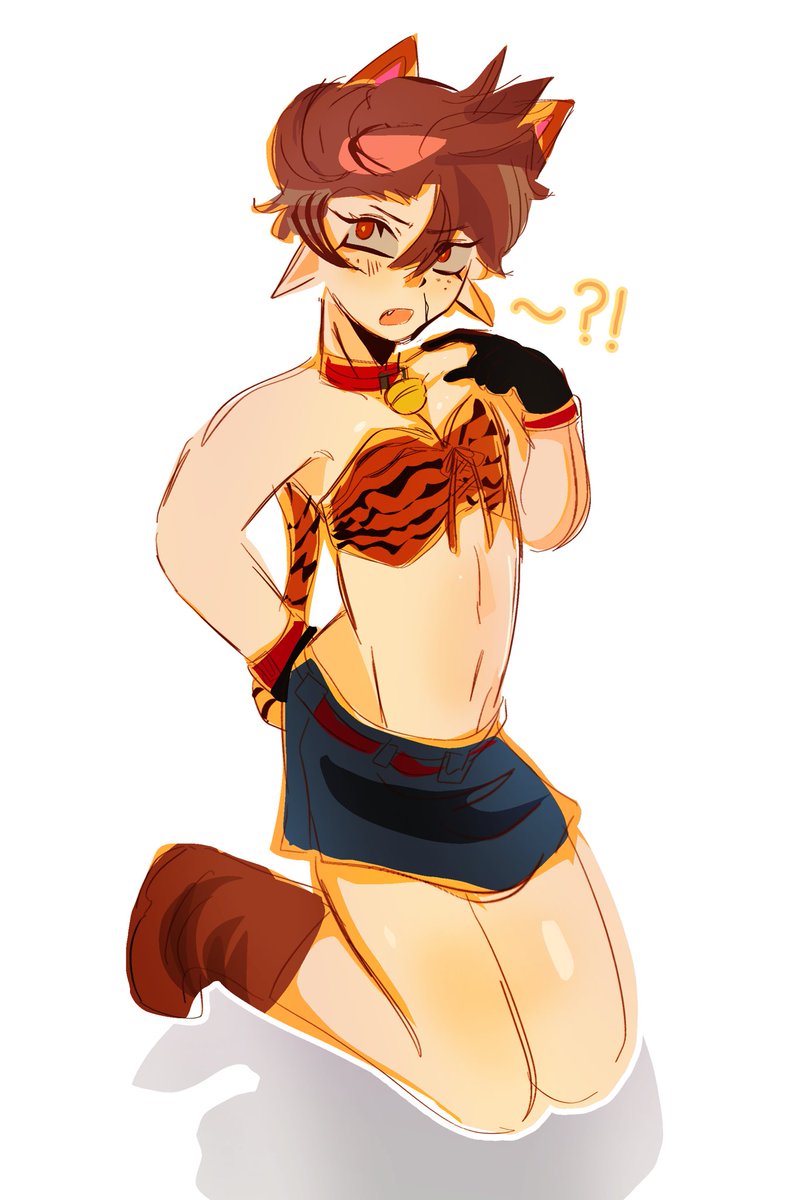 acemarkeyss's tweet photo. i got more motivation to draw so here kittyboy ace 

#Acemarkey #Drdt #danganronpadespairtime #drdttwt https://t.co/jxJ6ZrVriT