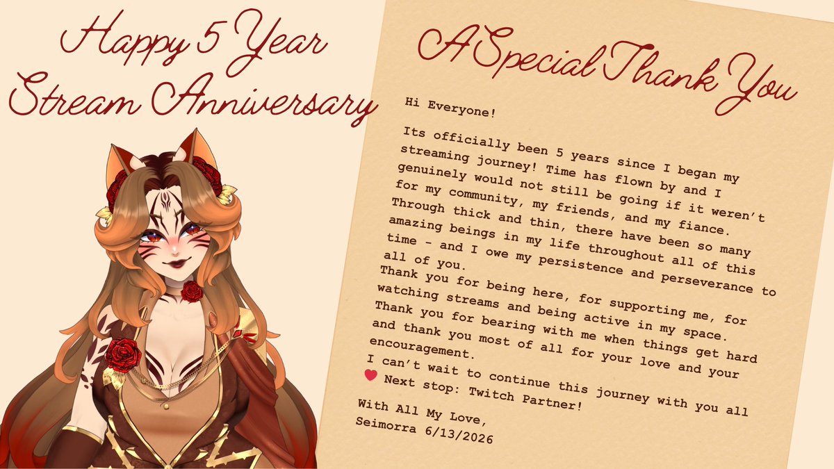 Seimorra's tweet photo. Happy 5 Years To Me 🥹🧡 https://t.co/AU14gGtlag
