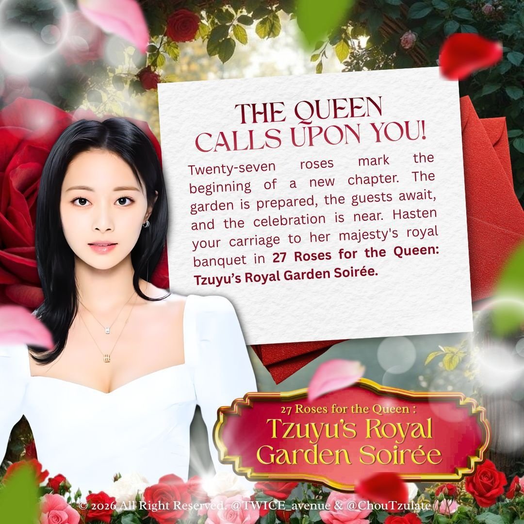 direcctor's tweet photo. ˚˖𓍢ִ໋❀ . . Blessings are bestowed upon the queen at 𝟮𝟳 𝗥𝗼𝘀𝗲𝘀 𝗳𝗼𝗿 𝘁𝗵𝗲 𝗤𝘂𝗲𝗲𝗻: 𝗧𝘇𝘂𝘆𝘂’𝘀 𝗥𝗼𝘆𝗮𝗹 𝗚𝗮𝗿𝗱𝗲𝗻 𝗦𝗼𝗶𝗿𝗲́𝗲. I, Alivian, welcome the new season as it blossoms within her royal celebration. 𑣲 https://t.co/PlxCnhJzm4