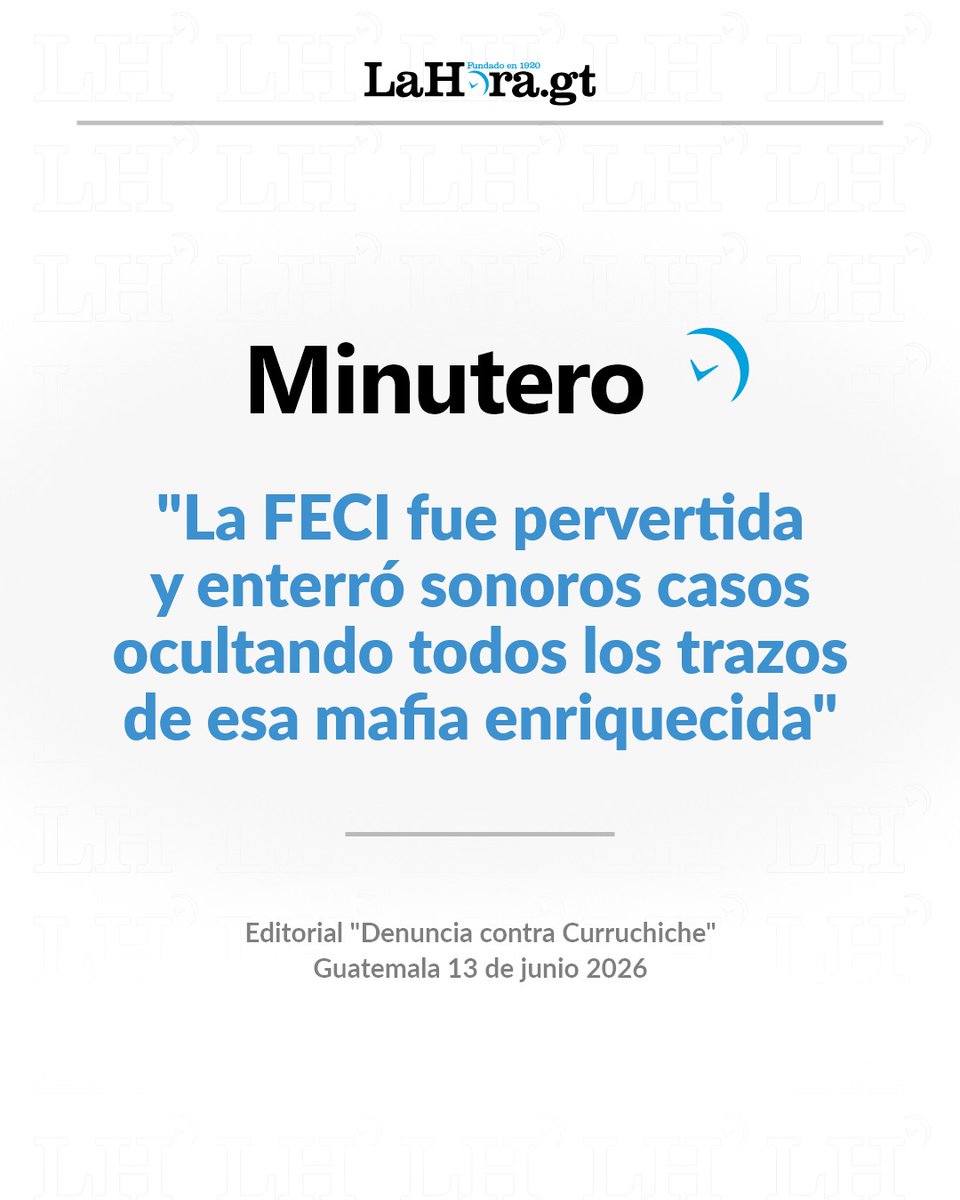 lahoragt's tweet photo. #LHEditorial | Todo hecho que implique malversación de fondos públicos debe ser investigado, pero más cuando el hecho se dio aprovechando el dolor de la pandemia y la necesidad de la gente. Alguien se quedó buena tajada por las Sputnik.
Te compartimos el editorial del día. 📌https://t.co/JbDO1E5UOq