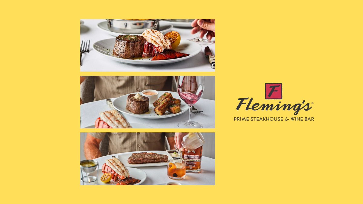 SHOPTCV's tweet photo. 🎉 Celebrate the legend in your life this Father’s Day at @FlemingsSteakhouse in @SHOPTCV! Indulge in a 2-Course Menu with options like Fleming's Salad, Filet Mignon with Truffle Butter & Pavé Potatoes, and the opulent Wagyu Surf & Turf. Go even bigger with the Prime Event featuring a 35 OZ Prime Tomahawk! 🥩🦞 2 Course Menu offerings range from $82. - $168. depending on your selection. 

What’s Dad’s favorite steakhouse treat? Share your top picks and let’s make this Father’s Day unforgettable! 🌟 😋👇

#FlemingsSteakhouse #FathersDayFeast #HoustonDining #TownandCountryVillage #HoustonFoodie #FathersDayDinner #HoustonEats #SteakhouseDining

https://t.co/SCAMqNoMJ6