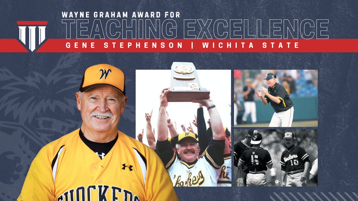 CollegeDiamonds's tweet photo. Few coaches have shaped more lives through baseball than Gene Stephenson.

The legendary @GoShockersBSB skipper is the Wayne Graham Award for Teaching Excellence recipient, honoring a lifetime of developing champions on and beyond the field ⚾

📰: https://t.co/khlJRbXkjq https://t.co/FzlLaPcQ84