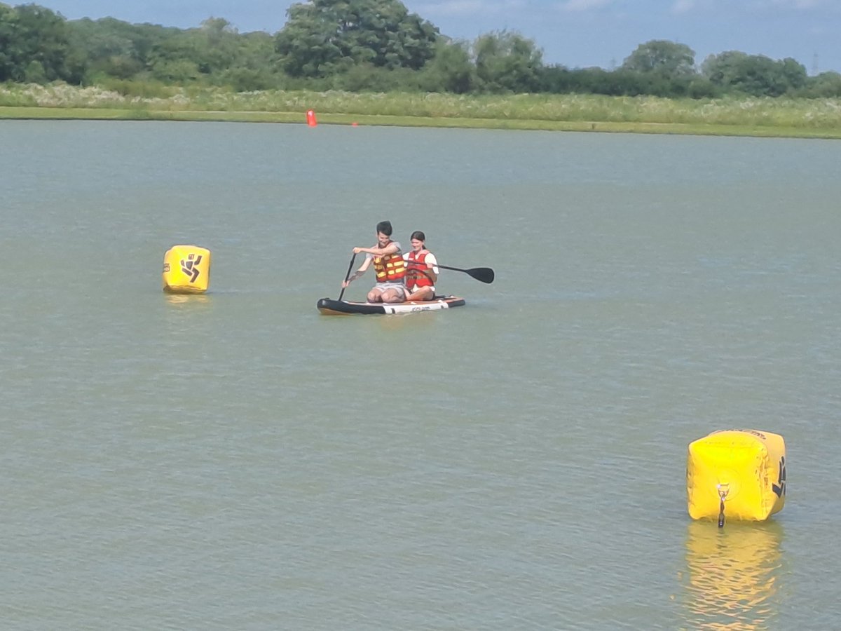 bolton_jinks's tweet photo. Paddleboarding @WestCountryWP with the kids. I did manage to stand up, but not for too long as the forecast gentle breeze was more like a gusty wind. Rewarded myself with the obligatory (candy floss) ice cream. 🌞🌬🌊💖 #FunInTheSun #LovePaddleboarding #DayOutWithTheKids https://t.co/5eFhfo2HPZ