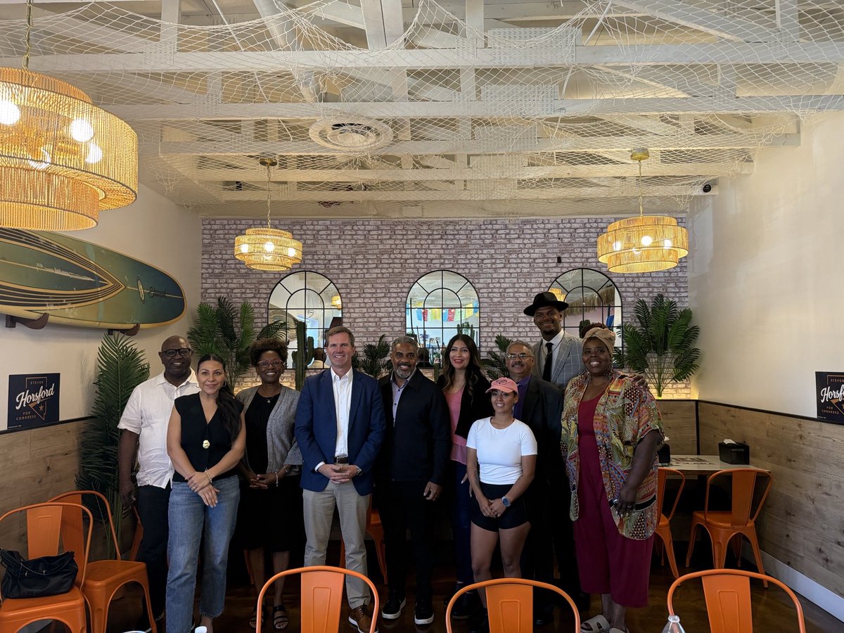 AndyBeshearKY's tweet photo. Great to join my friend @stevenhorsford this morning for a conversation with community leaders about how to make life more affordable and how critical it is we put him in the majority this November! https://t.co/Jd5qiWhbWi