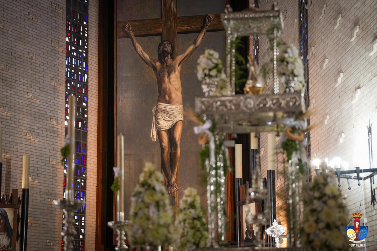 hdad_sanpablo's tweet photo. 📌 Imágenes que nos está dejando la Solemne Eucaristía, preludio de la procesión del Corpus Parroquial que comenzará en breve desde San Ignacio de Loyola. 

#SomosSanPablo https://t.co/jankcAt7vd