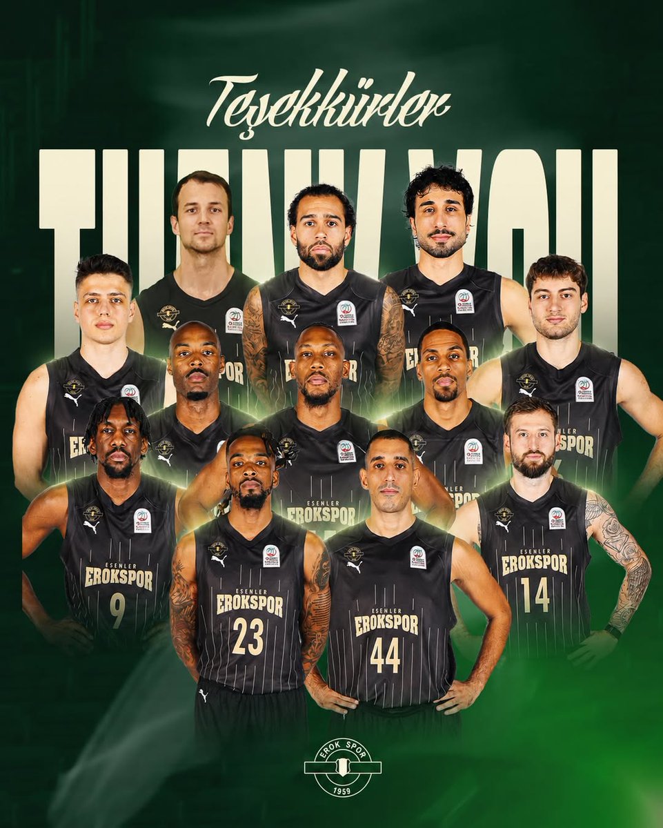 NeoRock06's tweet photo. Safiport Erokspor, bu sezon formasını giyen; Kevin Pangos, Jordon Crawford, Erten Gazi, Ataberk Aksu, Jeremy Simmons, Tre'Shawn Thurman, Jermaine Love, Ozan Yılmaz, Langston Galloway, Jakeenan Gant, Ahmet Düverioğlu ve Thomas Akyazılı ile yollarını ayırdı. https://t.co/PVNtAYYeue