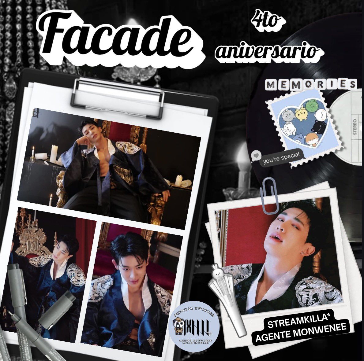 streamkilla514's tweet photo. Monwenees, hoy celebramos el 4to aniversario de Facade, el 3er mini álbum de #WONHO.  Donde a través de cada canción, nos recordó que detrás de cada sonrisa, de cada máscara y de cada fachada, existen emociones reales que merecen ser aceptadas y abrazadas….

#FACADE <#CRAZY> https://t.co/ygtInDoAo7