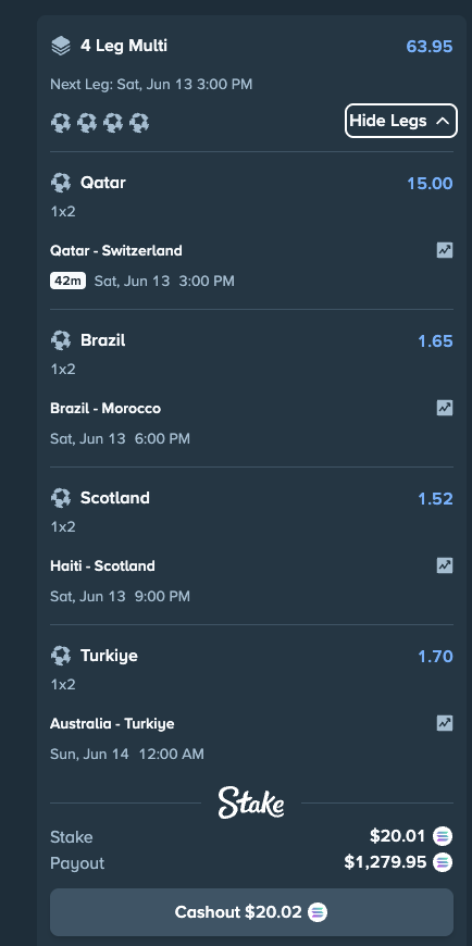mikecantmiss's tweet photo. if our world cup predictions are right today, we win $1,200+

i'll give $100 to someone who likes &amp; rt's this for fun

$20 and a dream https://t.co/CVcJRpuRE3