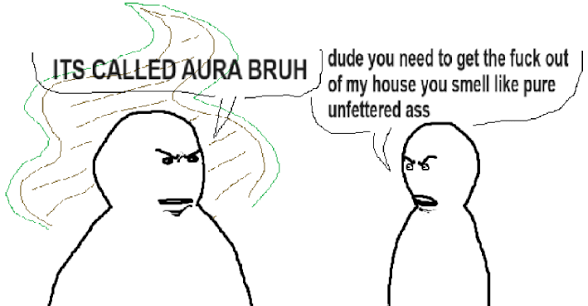 gegeredhawk's tweet photo. @LollipopLeyley @babypsykotic "Lots of aura" https://t.co/RYU2YcAD8v