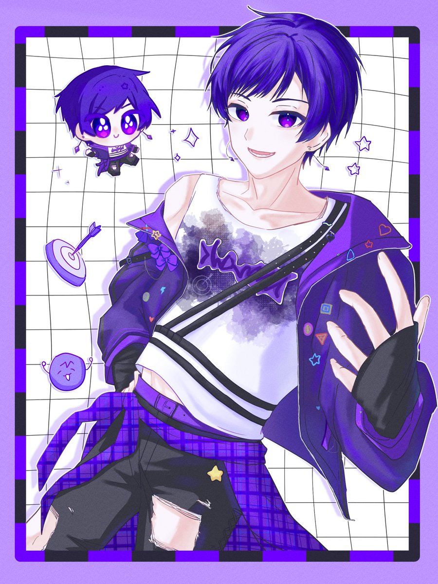 endcool31's tweet photo. かわいいとかっこいいのよくばりセット；；！！！！！！！💜
#こったろ描いたろ https://t.co/XBsnqkziTI