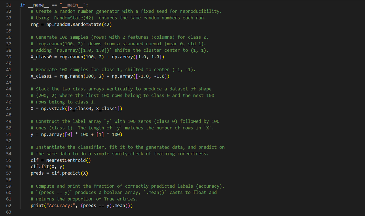 _MunishChauhan's tweet photo. Today I Built the Nearest Centroid Classifier (NCC).

A simple algorithm, but a great way to understand vectors, distance metrics, and the foundations behind embeddings, RAG, and semantic search.

Building and learning at @vymra_org .

#MachineLearning #AI #AIEngineering #Vymra https://t.co/KdGN45ma63