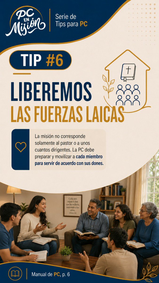 MachadoNafri's tweet photo. Para cumplir la misión, es indispensable que todos nos involucremos activamente en la obra misionera por medio de las Pequeñas Congregaciones. #PCElSalvador #TipsPC #PequeñasCongregaciones #PCenMisión https://t.co/De8OOdnDhp