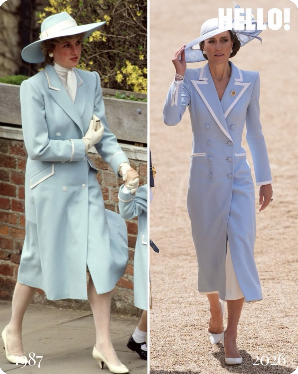 benjic_parody's tweet photo. It’s honestly ridiculous how these trolls are attacking Meghan for wearing a full denim suit.... because Diana wore denim decades ago, and apparently she’s the only woman in history who has every worn a full suit of denim, so Meghan must be “copying” her......🙄  Yet when Kate wears a very dated 80s-style its a “homage to Diana,” and they lose their minds calling it iconic and classy. 😂😂😂 The double standards are beyond exhausting #PrincessCatherine #MeghanSussex #meghanMarkle
@LisaCompton1210