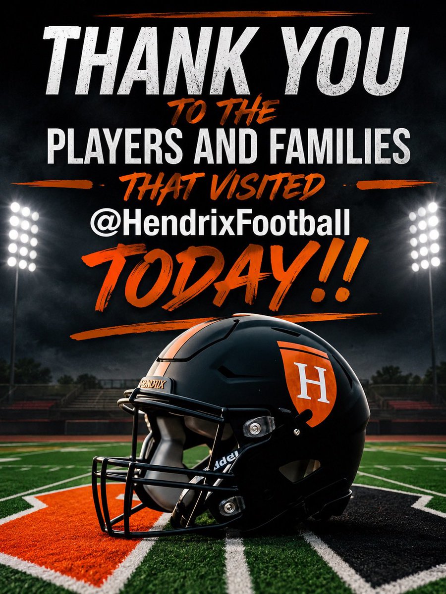 RussHeidiSLC's tweet photo. We Appreciate You‼️‼️
@HendrixFootball #501 https://t.co/5F69LsiWgd