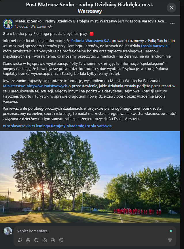 Wachu85's tweet photo. Jak pięknie Polonia motywuje radnych i urzędników do podjęcia działania w sprawie sportu ...
Nagle poruszą niebo i ziemię żeby dzierżawa działki przez, którą zainteresowanie wyraziła była długoterminowa ... https://t.co/ZHaMA3tA3w