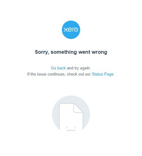 ollie_ryman's tweet photo. @Xero login page is throwing a 500 error https://t.co/8oZClZchO0