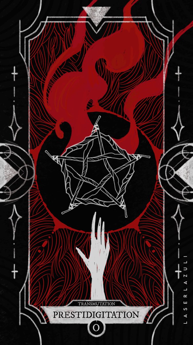 laserlazuli's tweet photo. Been making a deck of spells for my dnd character

day 001: prestidigitation https://t.co/dFaeChhHXU