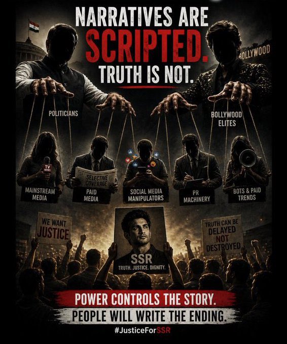 AparajitaRoars's tweet photo. 6years Of Injustice To Sushant

Be bold Justice Seekers 💥

With a bogus CBI closure report,it only fuels the belief that agencies, lawmakers &amp; protectors have always been part of a larger cover-up

Shame on you @CBIHeadquarters 

#JusticeForSushantSinghRajput https://t.co/mmwfjHYTVA