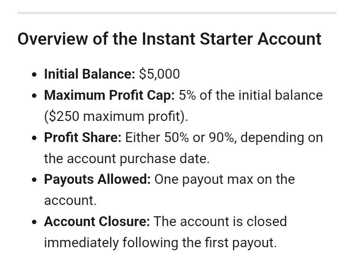 SceneWeyMad's tweet photo. @BlueGuardiancom isn't this Misleading???
On Website:
Profit Target - X 
Payment Cycle - Instant Payout. 

Hidden Rules:
$250 Max Profit
Trade for 5 days maintaning less than 15% profit cap.

Why are the rules different... This is Fraud in Disguise!!!! https://t.co/zOBd6WR8w7