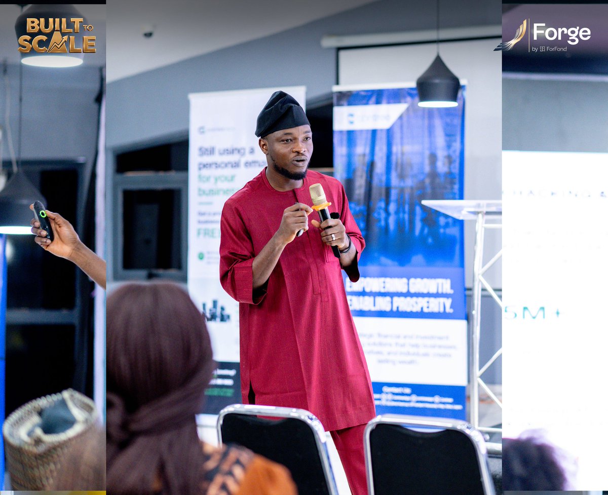ForFondGroup's tweet photo. One of the standout moments at FORGE.

A power-packed session filled with practical insights on growth hacking, scaling strategies, and knowing when to pivot for sustainable success.

Real lessons. Real strategies. Real growth opportunities for African SMEs. https://t.co/GJEoxXP6Sq