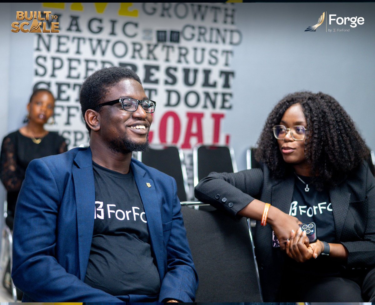 ForFondGroup's tweet photo. One of the standout moments at FORGE.

A power-packed session filled with practical insights on growth hacking, scaling strategies, and knowing when to pivot for sustainable success.

Real lessons. Real strategies. Real growth opportunities for African SMEs. https://t.co/GJEoxXP6Sq