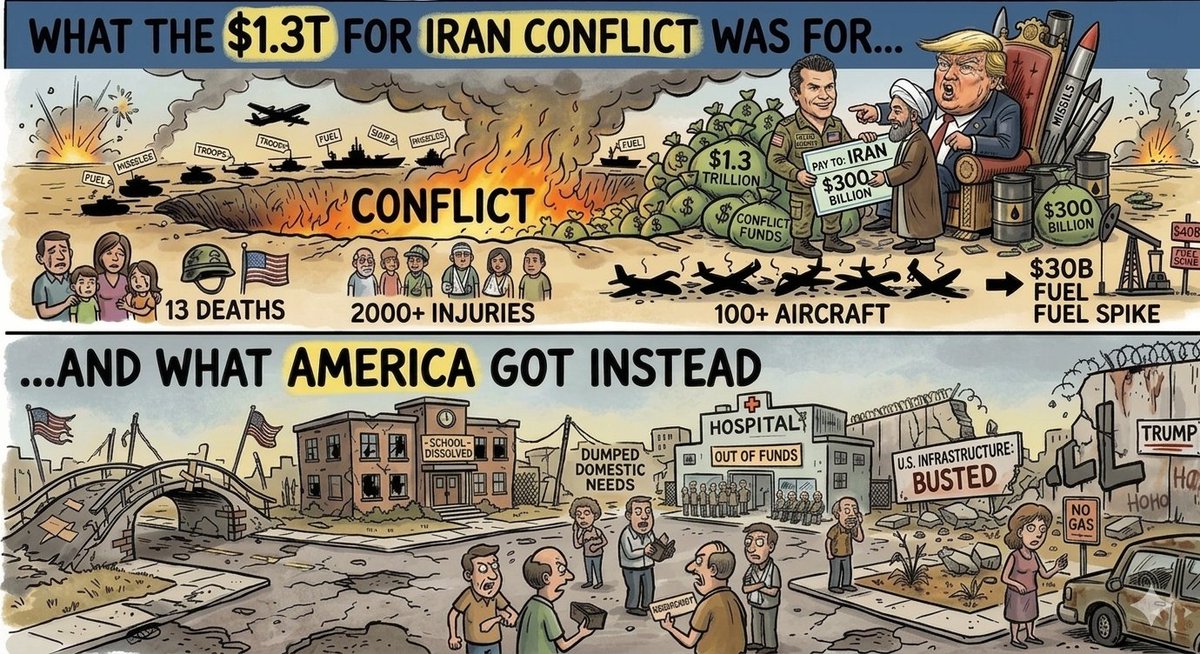 TheOmniusGod's tweet photo. @RapidResponse47 Obama’s diplomacy focused on verified non-proliferation and economic integration, reducing regional conflict risks. Trump’s strategy relied on military deterrence, generating significant direct outlays, local infrastructure degradation, and heightened consumer energy costs. https://t.co/qlf02Pkd9I