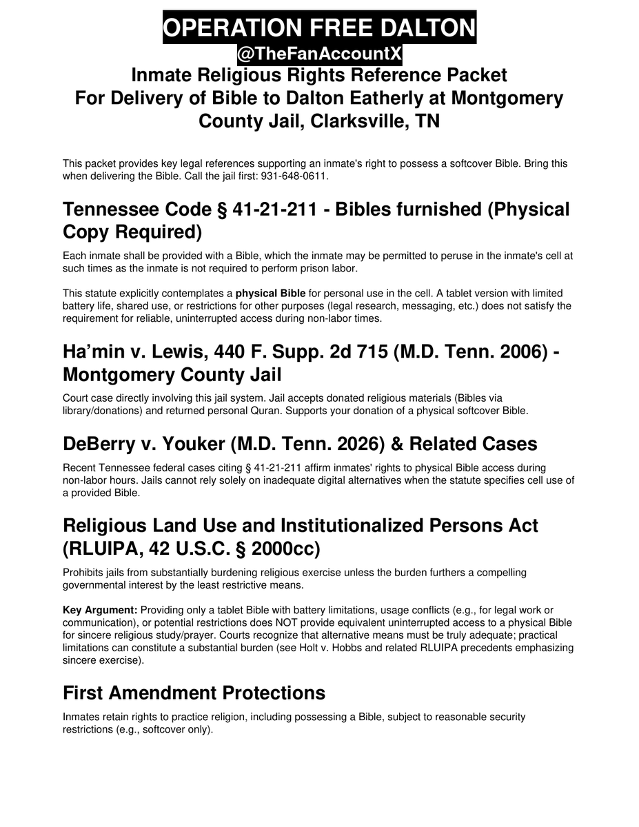 TheFanAccountX's tweet photo. Contact for accountability:
Lt. Jason Litchfield
jglitchfield@montgomerytn.gov
Montgomery County Sheriff's Office: 931-648-0611 https://t.co/yI2HygoImC