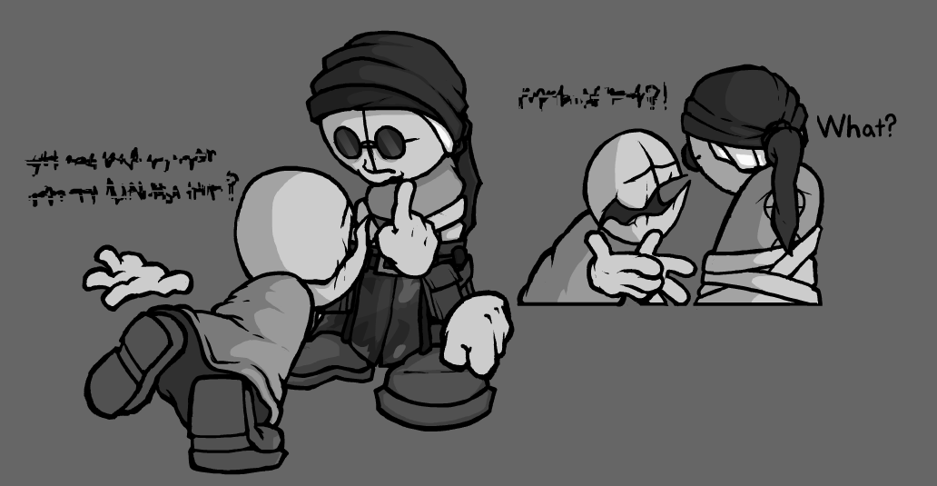 Roulette_JD's tweet photo. Trying to fight back against art block. Here's some E2 doodles
#madnesscombat
#madnesscombatfanart https://t.co/ppKeR5OurO