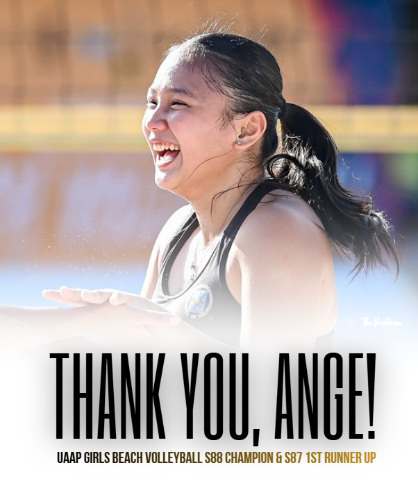 officialUSTMVT's tweet photo. She came. She conquered the sand. She left as a Season 88 Champion. 🏆
UST High School star Angelica del Mar is officially turning the page and heading to UP for college.
Thank you for the grit, the gold, and the core memories, Ange! Good luck with your college journey at UP!❤️💚 https://t.co/wOUrVWBlbe