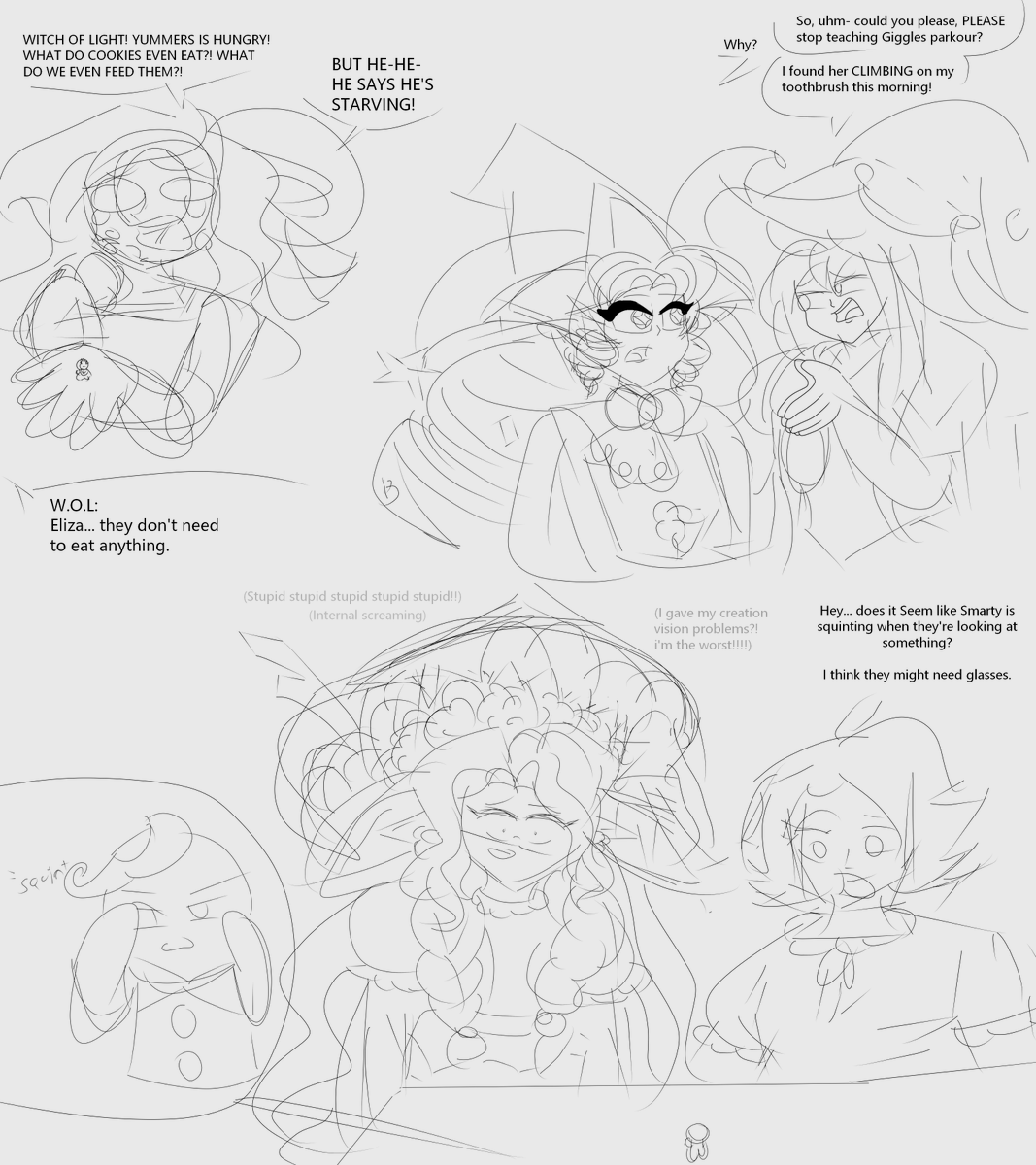 More human first cookie doodles || #crwc #cookierun #cookierunwitchscastle