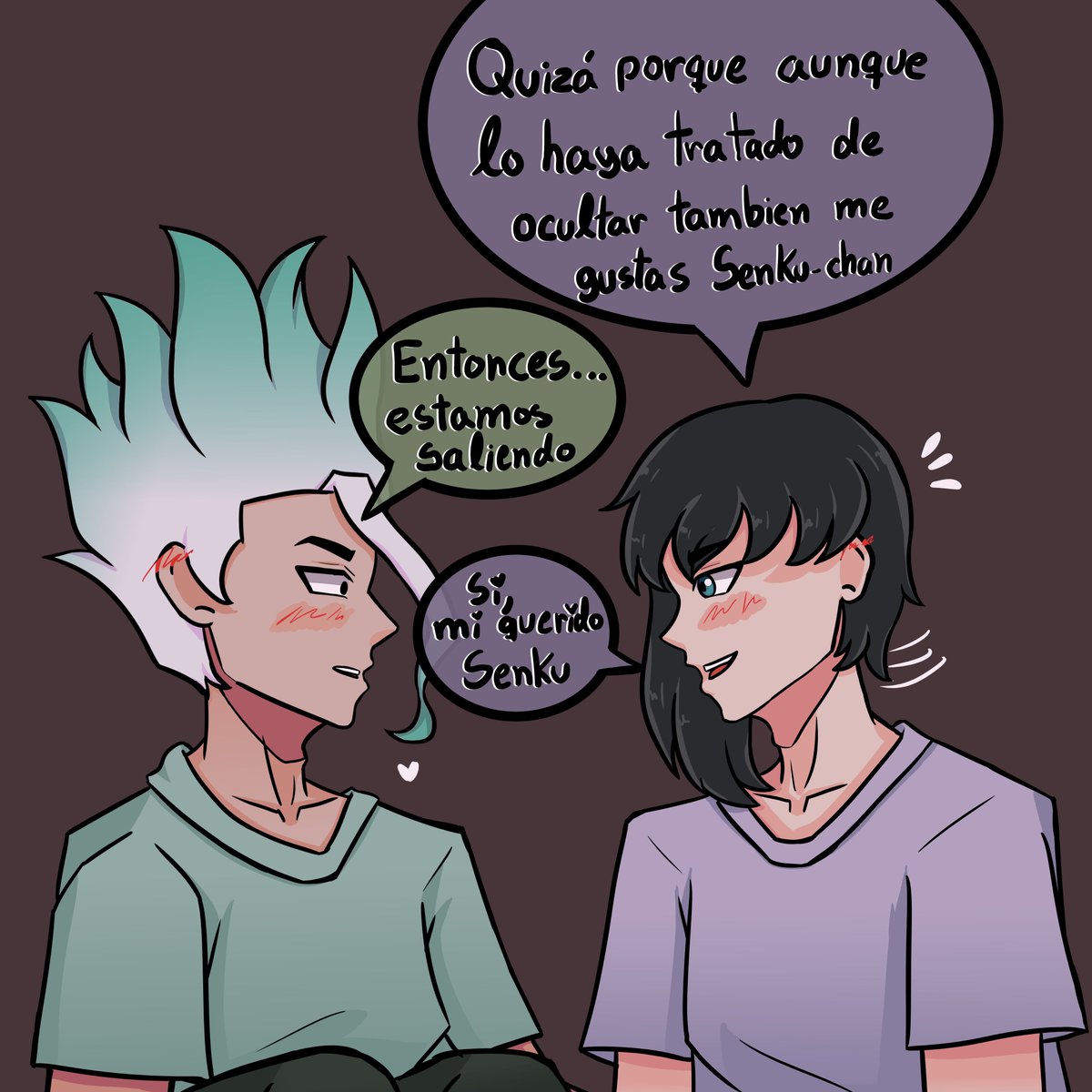 Xoritt's tweet photo. PARTE 6/6 SENGEN AU (español)
Y si... Gen hubiera respondido el spam que Senku envió cuando era chiquito?

(Muchas gracias por seguir el cómic!)
La continuación de este comic es básicamente mi fanficion jeje
#comic #fanfic #ship #SenGen #senkuishigami #genasagiri #dcst夢 #au https://t.co/zj4mFIZfNP
