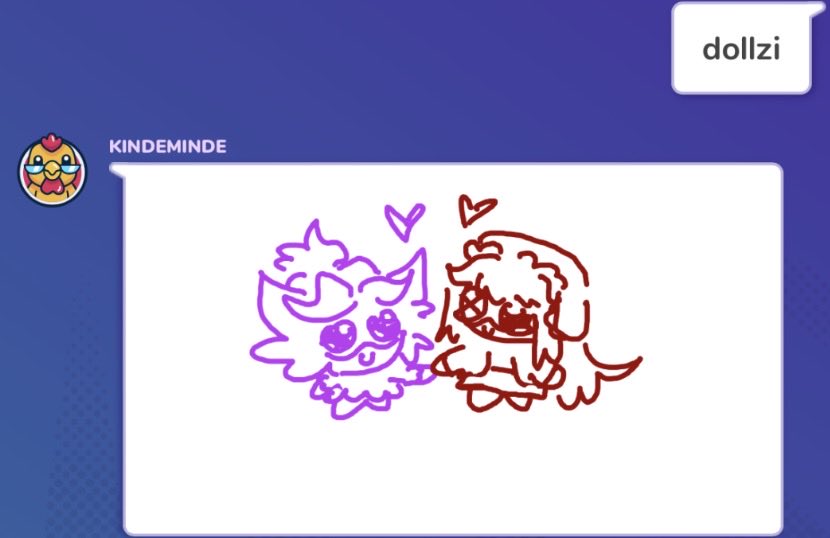 kindefoxe's tweet photo. Gartic phone #dollzi slop from me, lel https://t.co/EbJP8bJbgF